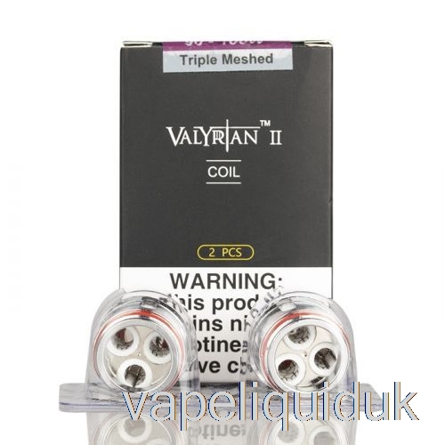 Uwell Valyrian II 2 Replacement Coils 0.16ohm UN2-3 Triple Mesh Coils Vape Juice